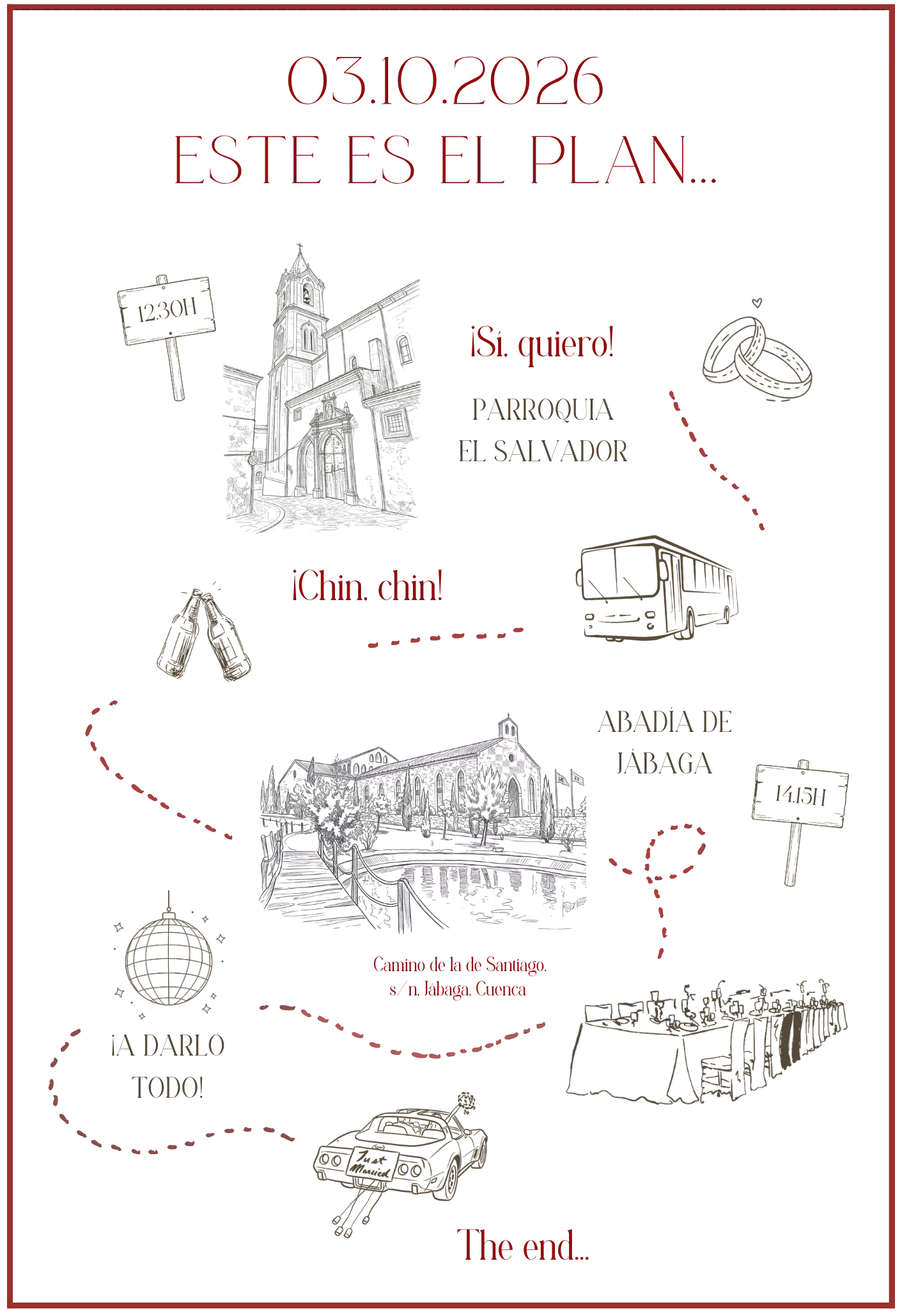 El plan de la boda